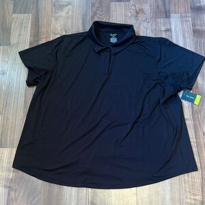 NWT size 3XL black Tek Gear polo